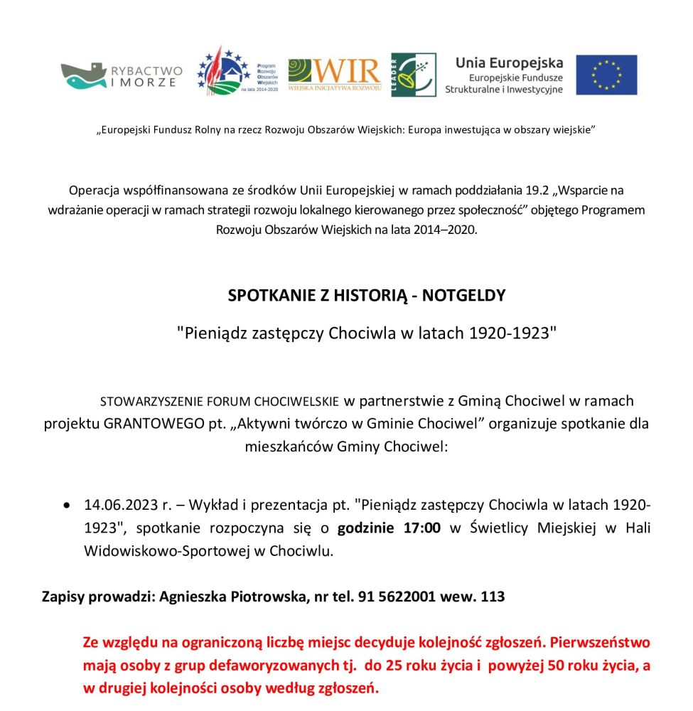 Spotkanie z historią - Notgeldy