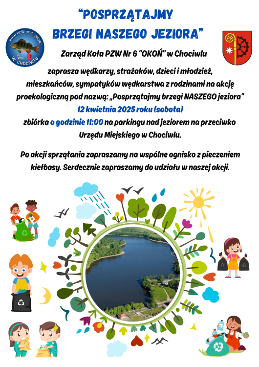 Posprzątajmy brzegi naszego jeziora - 12.04.2025 roku