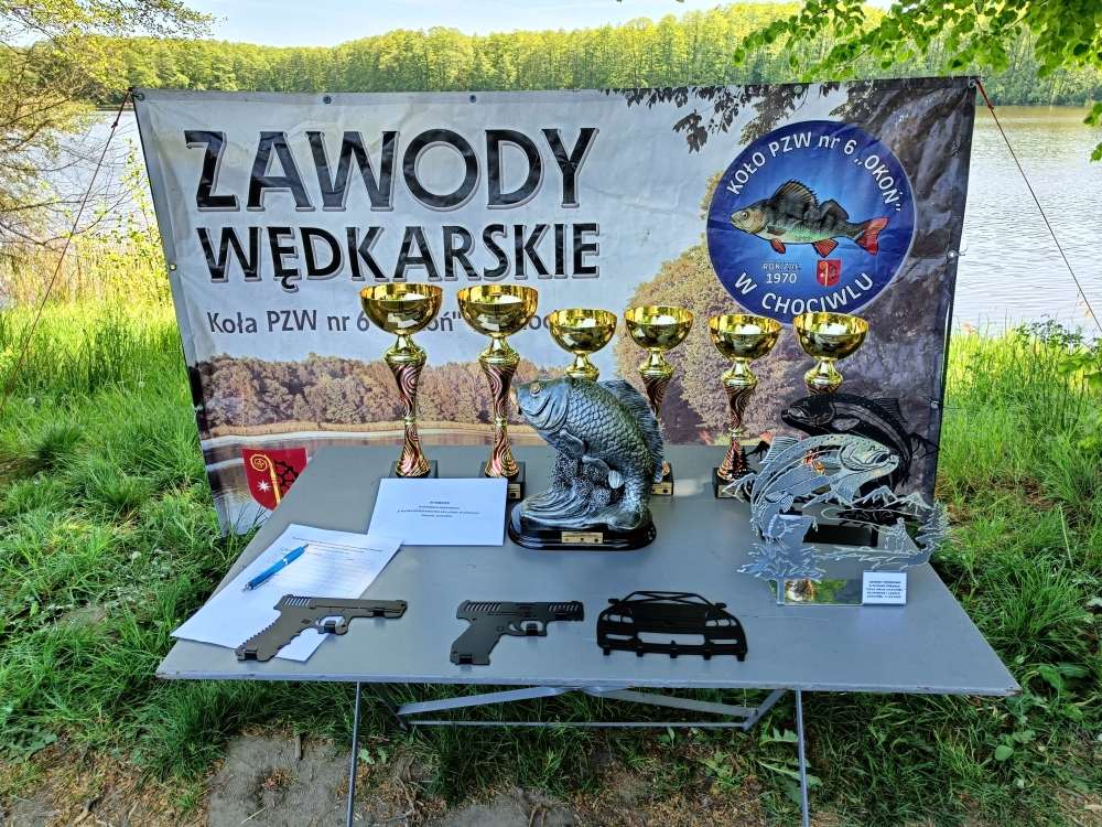 Zawody wędkarskie o Puchar Prezasa Koła PZW Nr 6 "OKOŃ" w Chociwlu (relacja)