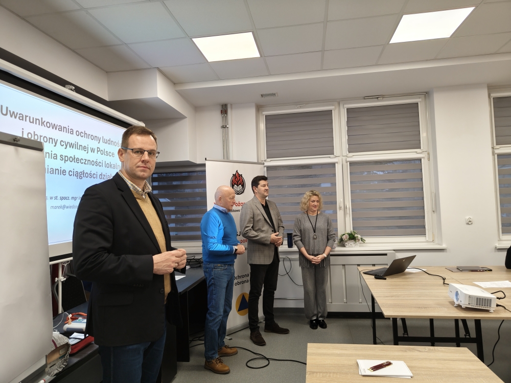 Szkolenie z tematyki Ochrony Ludności i Obrony Cywilnej w Gminie Chociwel